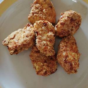 Pechuguitas de pollo migadas en Air Fryer Crujientes