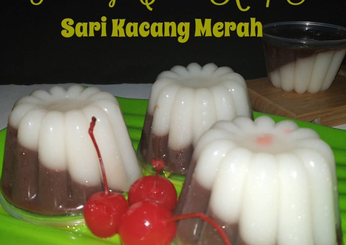 *Pudding Coklat Kelapa Sari Kacang Merah*