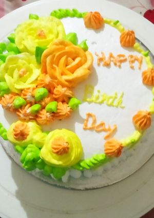 A picture of Basic Eggless Vanilla Cake.