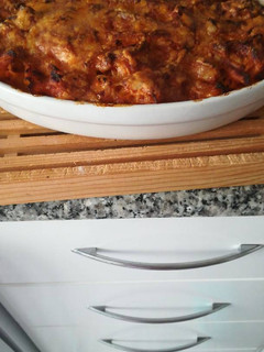 Una foto de Gratín de macarrones con atún