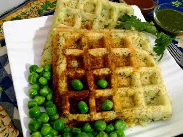Recipe Healthy Snack(waffle) the Can Spoil the Tongue Really delicious