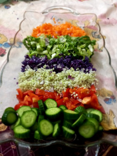 عکسی از دستور سالاد رنگی 🌺🥰