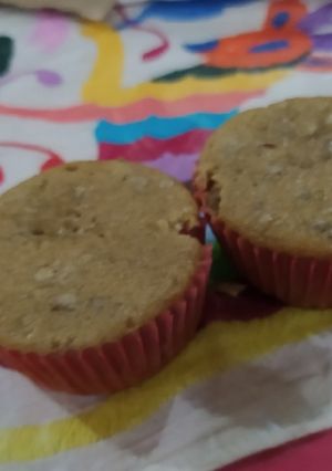 Una foto de Muffin de plátano con nuez
