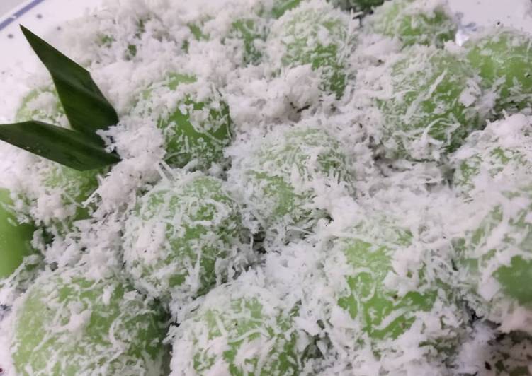 resep cara mengolah Klepon Pandan