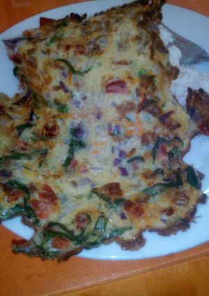 Una foto de Tortilla de verduras