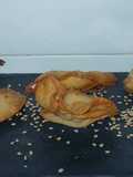 Crujiente de espinacas con roquefort Thermomix