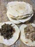 Tacos mexicanos (gringas)