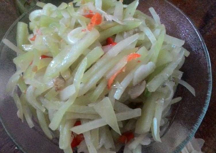 Resep Tumis labu siam simple dan maknyuss, Enak