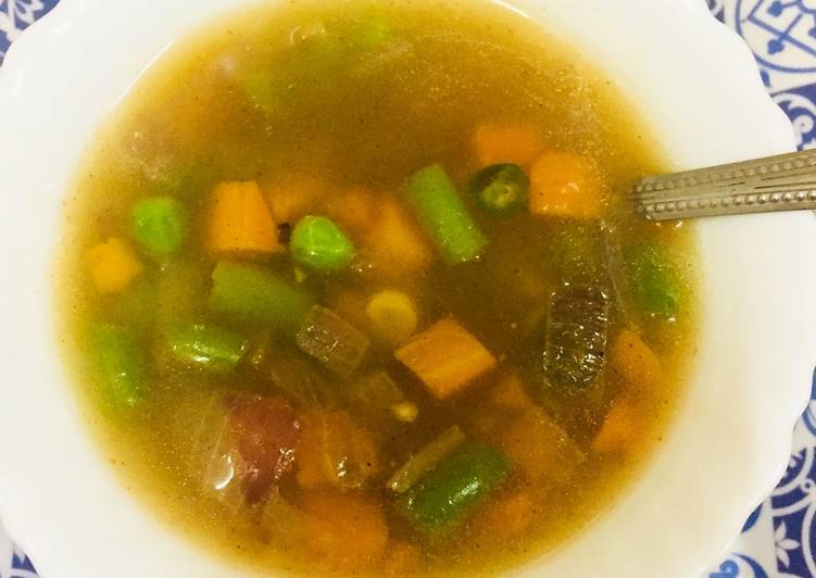 Step-by-Step Guide to Prepare Favorite Vegetables clear soup