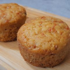 Eggless Carrot Muffins without Oven A picture of Eggless Carrot Muffins without Oven.
