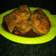 A picture of Rohu fish Curry.