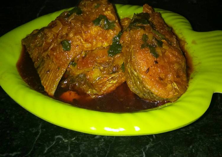 Everyday of Rohu fish Curry
