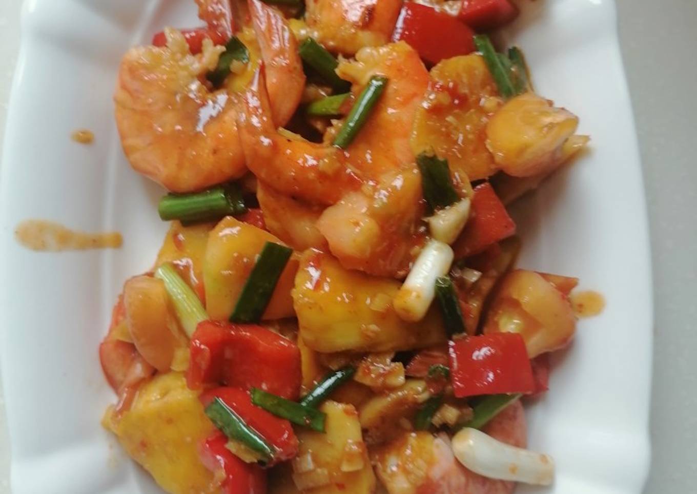 Udang Nanas pedas