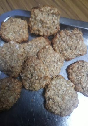 Una foto de Galletas de avena y banana