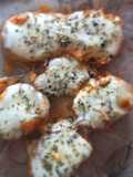 Pasta: Rolls de Calabaza, H. Remolacha y Ricotta con Salsa