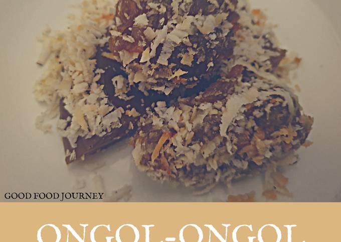 Recipe of Homemade Ongol-ongol (mung bean cake with coconut)