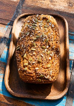 Una foto de Pan sin TACC con Boniato / Calabaza y Semillas 🍞