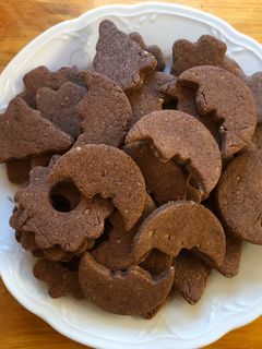 Karácsonyi kakaós keksz recept fotója