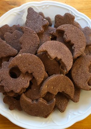 Karácsonyi kakaós keksz recept fotója
