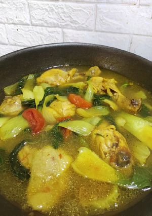 Foto resep Sayur ayam pakcoy the best 😚 gurih asin~