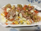 Ensalada de huerto y mar