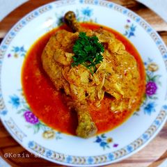A picture of Chicken Curry (Kari Ayam).