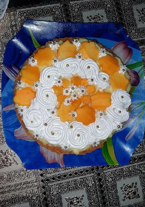 A picture of No Bake Mango Tart.
