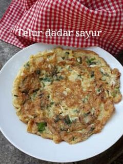 Foto resep Telur dadar sayur