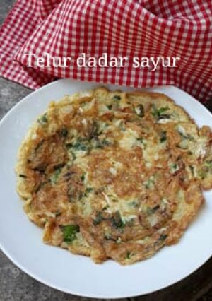 Foto resep Telur dadar sayur