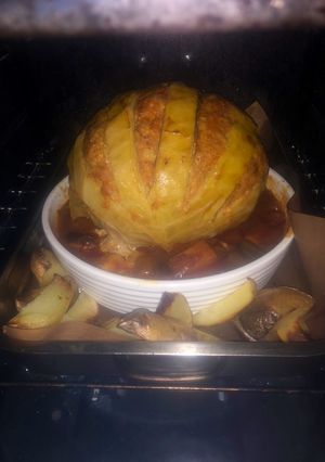 Hasselback káposzta recept fotója