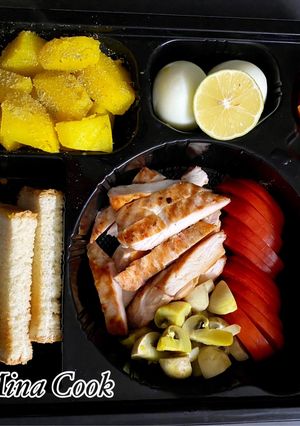 عکسی از دستور غذای رژیمی ورزشکار