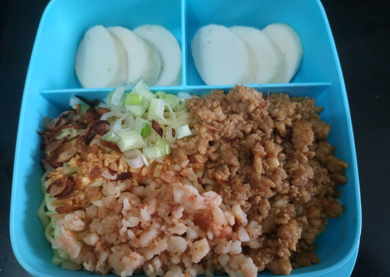 Mie babi/ayam udang wangi banget bikin nagih