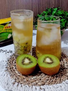 Foto resep Es Teh Kiwi