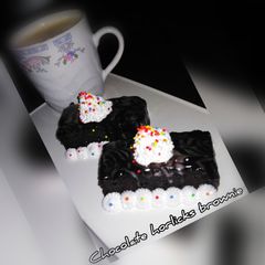 A picture of Chocolate horlicks brownie.