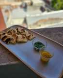 Salsitas con pan pita de muzzarella para tu previa del asado!