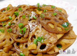醬炒蓮藕 的食譜成品照片