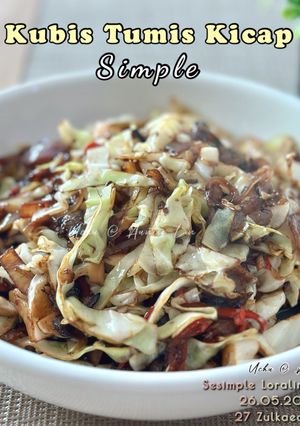 Gambar Kubis Tumis Kicap Simple