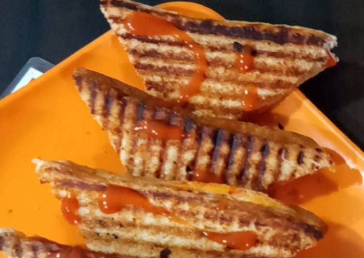 How to Make Grilled sandwich in 13 Minutes for Family