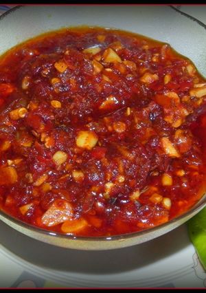 A picture of Schezwan Sauce.
