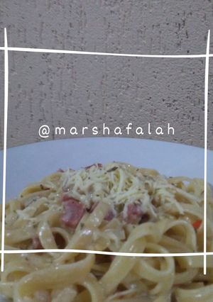 Foto resep Fettucini Carbonara