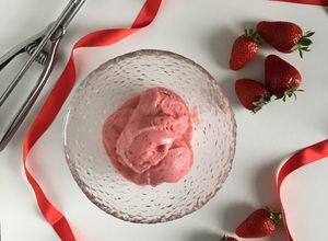 Foto di Gelato alle fragole senza zucchero