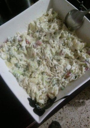 A picture of Russian Salad.