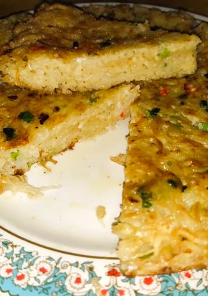 Foto resep Omlet bihun daun bawang