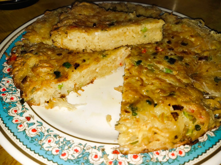 Resep Omlet bihun daun bawang yang Lezat