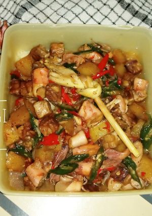 Foto resep 3. Oseng Cumi pelangi
