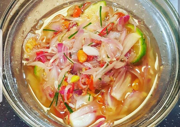 Bagaimana Membuat Sambal Matah, Enak Banget