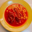 Callos de setas con garbanzos. Pancita de Setas estilo Español