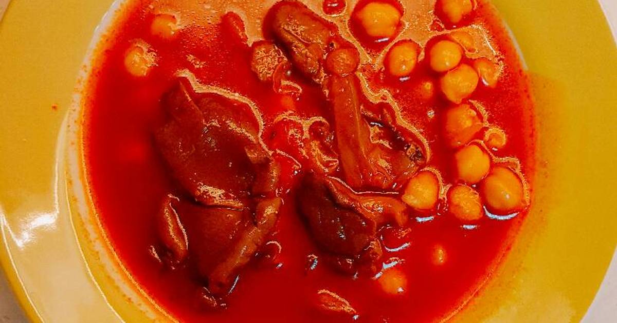 Callos de setas con garbanzos. Pancita de Setas estilo Español Receta de  ₵♡Ϛ❘Ν₳ νΕ₲α₪Ⓐ✍. Salvador. - Cookpad