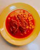 Callos de setas con garbanzos. Pancita de Setas estilo Español