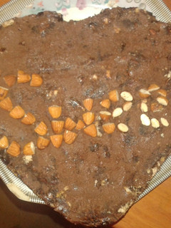 A picture of No bake chocolate cake.